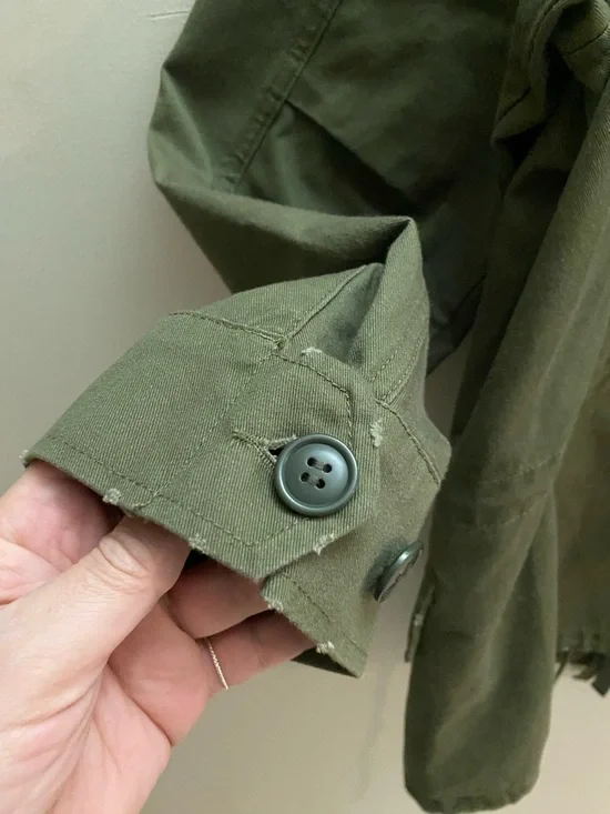 Anthropologie Pilcro cotton Utility Jacket size XL - Picture 10 of 16